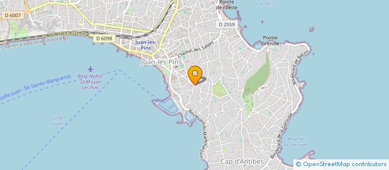 localisation de l'entreprise MISTRAL à ANTIBES
