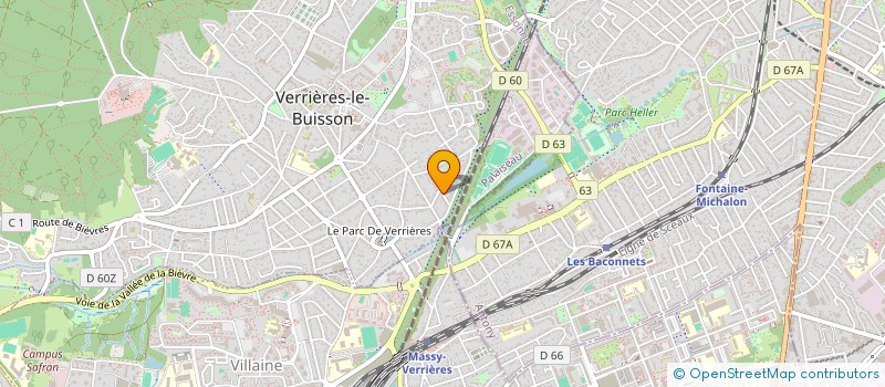localisation de l'entreprise MISTRAL à VERRIERES-LE-BUISSON
