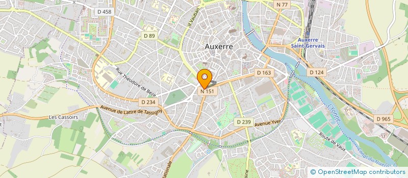 localisation de l'entreprise MISTRAL 89 à AUXERRE