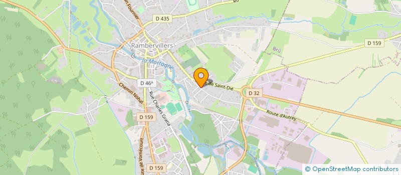 localisation de l'entreprise MISTRAL  RAMBERVILLERS