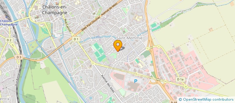 localisation de l'entreprise MISTRAL  SAINT-MEMMIE