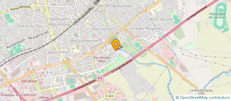 localisation de l'entreprise MISTRAL à NIMES