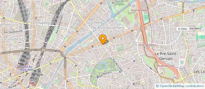 localisation de l'entreprise MISTRAL  PARIS