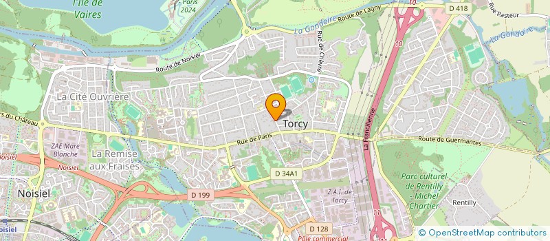 localisation de l'entreprise MISTRAL  TORCY