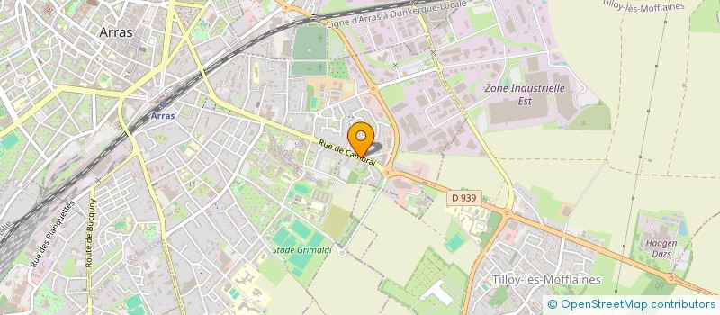 localisation de l'entreprise MISTRAL à ARRAS