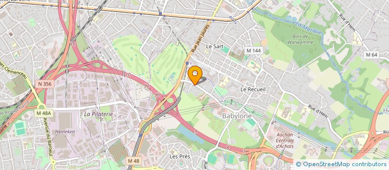 localisation de l'entreprise MISTRAL à VILLENEUVE D ASCQ