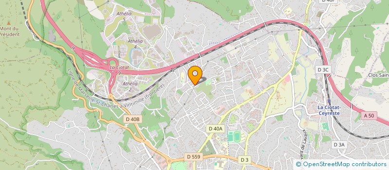 localisation de l'entreprise MISTRAL  LA CIOTAT