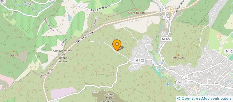 localisation de l'entreprise MISTRAL  GRABELS