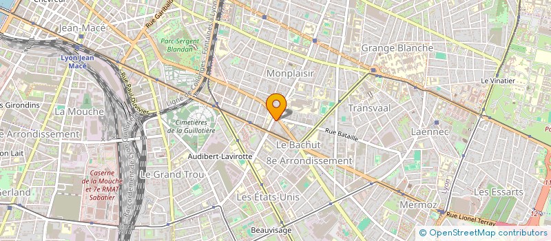 localisation de l'entreprise MISTRAL  LYON