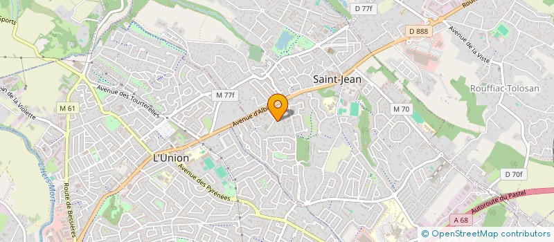 localisation de l'entreprise MISTRAL  SAINT-JEAN