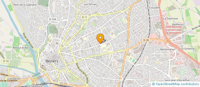 localisation de l'entreprise MISTRAL ASSURANCES SERVICES M.A.S à BEZIERS