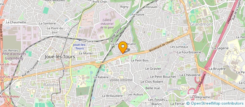 localisation de l'entreprise MISTRAL AUTO à JOUE-LES-TOURS