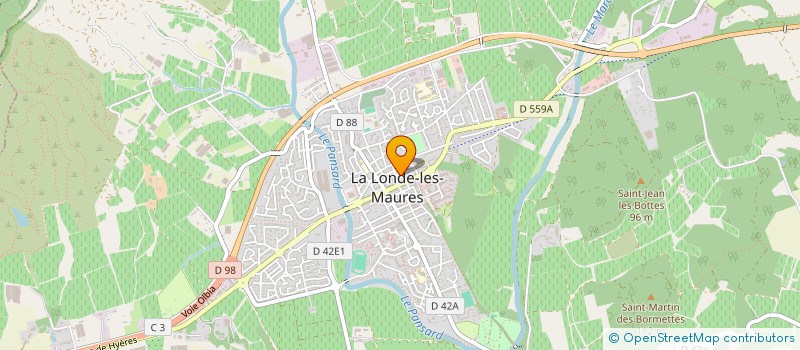 localisation de l'entreprise MISTRAL AUTO  LA LONDE-LES-MAURES