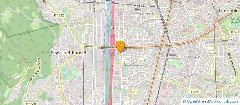 localisation de l'entreprise MISTRAL CITE SANS CIBLE à GRENOBLE