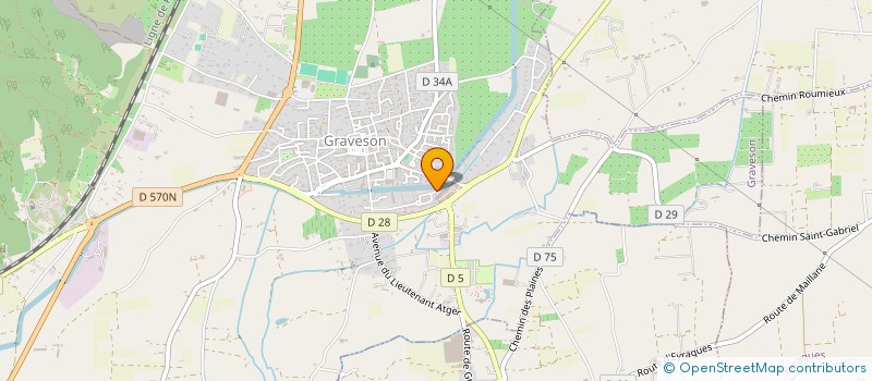 localisation de l'entreprise MISTRAL CLIM  GRAVESON