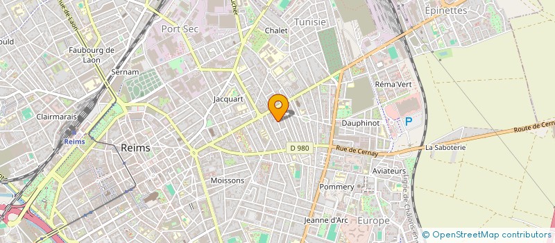 localisation de l'entreprise MISTRAL COM'  REIMS