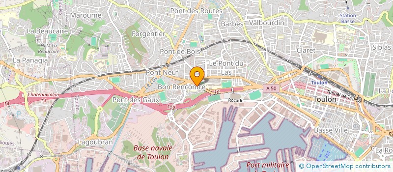 localisation de l'entreprise MISTRAL COMEDIE CLUB  TOULON