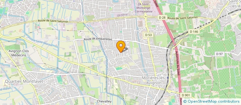 localisation de l'entreprise MISTRAL CONCIERGERIE  MORIERES-LES-AVIGNON