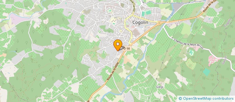 localisation de l'entreprise MISTRAL ELAGAGE  COGOLIN