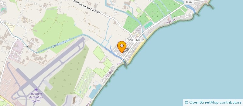 localisation de l'entreprise MISTRAL ENSEIGNE  HYERES