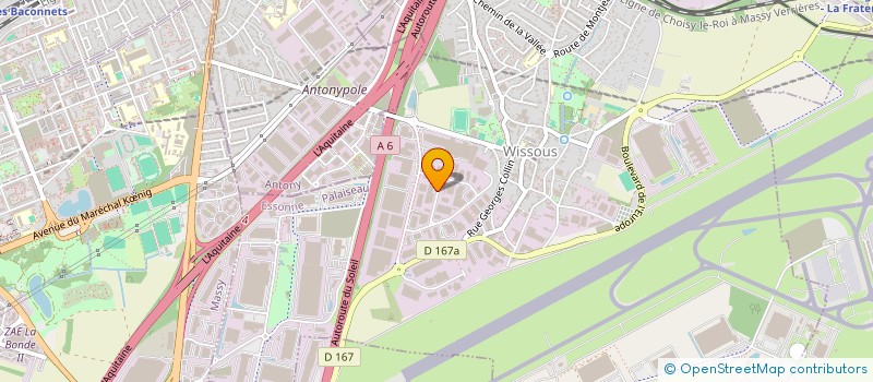 localisation de l'entreprise MISTRAL FROID à WISSOUS
