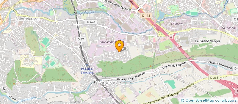 localisation de l'entreprise MISTRAL GAGNANT  SAINT-VICTORET