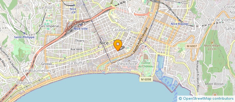 localisation de l'entreprise MISTRAL HYGIENE PACA à NICE