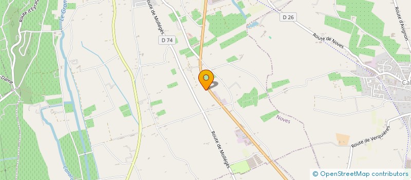 localisation de l'entreprise MISTRAL MANAGEMENT GROUP  NOVES