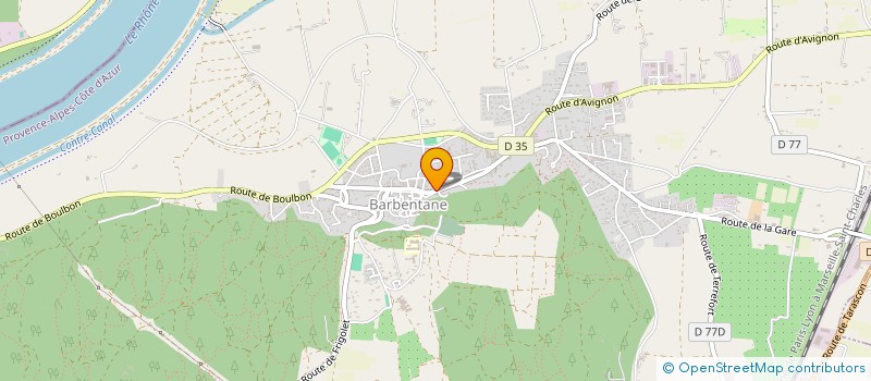 localisation de l'entreprise MISTRAL MONT  BARBENTANE