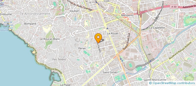 localisation de l'entreprise MISTRAL MOTORS  MARSEILLE