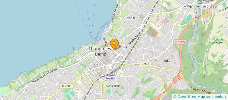 localisation de l'entreprise MISTRAL PASSION à THONON-LES-BAINS