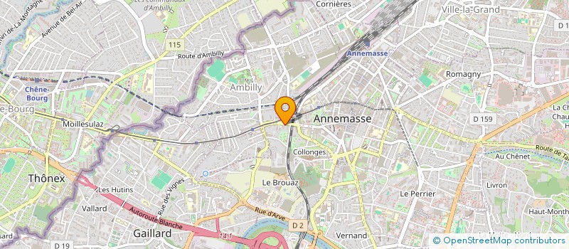 localisation de l'entreprise MISTRAL PIZZA à ANNEMASSE