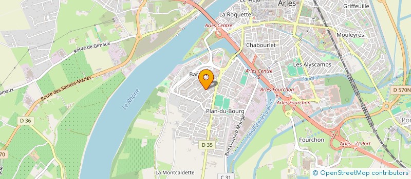 localisation de l'entreprise MISTRAL PROVEN à ARLES