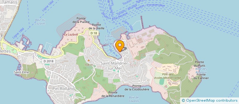 localisation de l'entreprise MISTRAL YACHTS SERVICE  SAINT-MANDRIER-SUR-MER