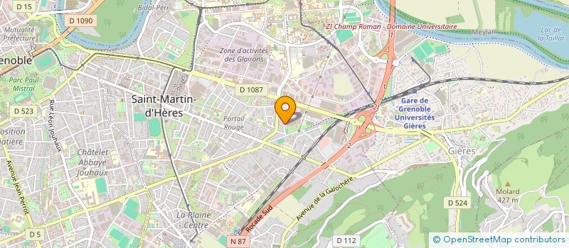 localisation de l'entreprise MISTRALHERES  SAINT-MARTIN-D'HERES