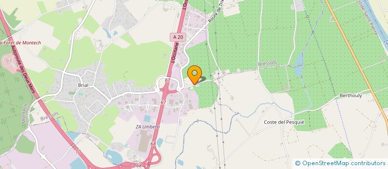 localisation de l'entreprise MISTRAS  BRESSOLS