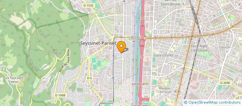 localisation de l'entreprise MISTRETTA J C ET SAUVEUR à SEYSSINET-PARISET