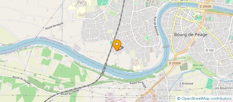 localisation de l'entreprise MISU CONSTRUCTION  ROMANS-SUR-ISERE