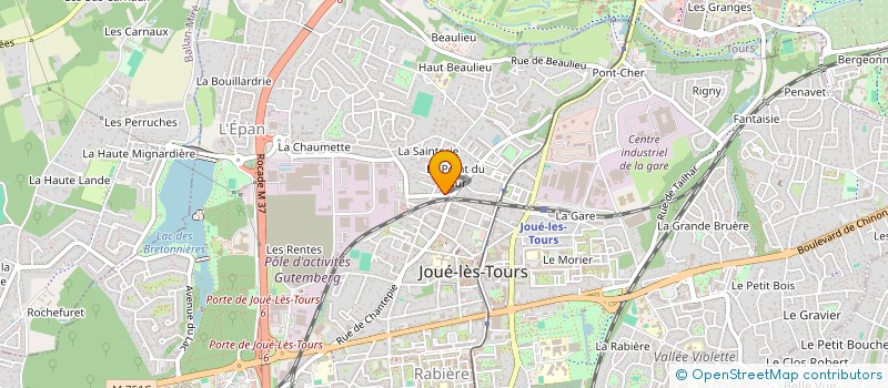 localisation de l'entreprise MISVARA  JOUE-LES-TOURS