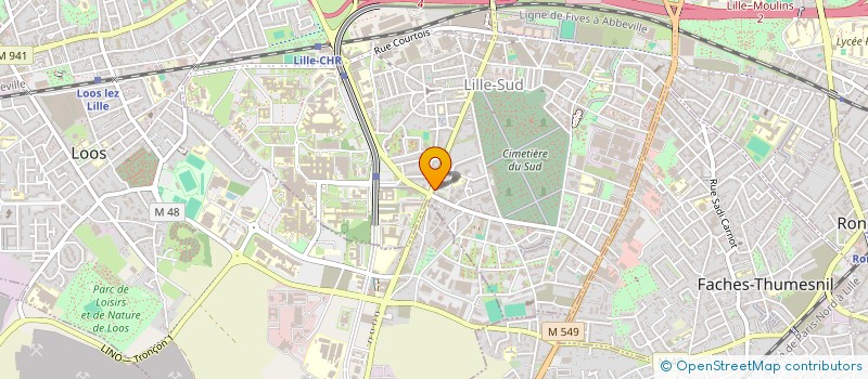 localisation de l'entreprise MIT SOLUTIONS à LILLE