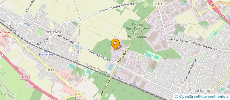localisation de l'entreprise MITAC à PIERRELAYE
