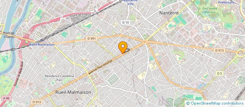 localisation de l'entreprise MITACCESS à NANTERRE