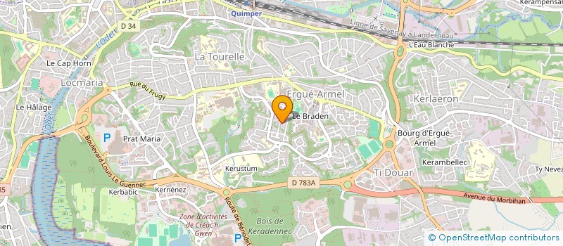 localisation de l'entreprise MITAKE à QUIMPER