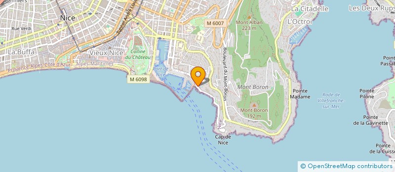 localisation de l'entreprise MITAM à NICE
