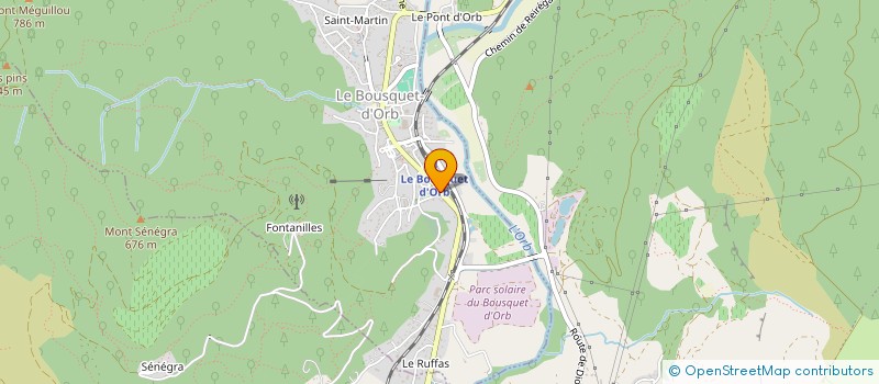 localisation de l'entreprise MITARAM  LE BOUSQUET-D'ORB