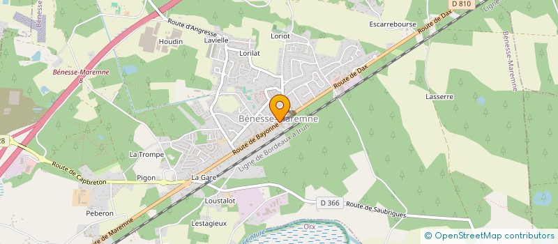 localisation de l'entreprise MITCHUT  BENESSE-MAREMNE