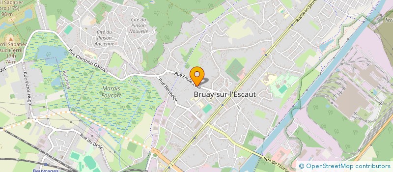 localisation de l'entreprise MITEC à BRUAY-SUR-L'ESCAUT