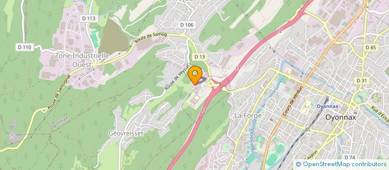 localisation de l'entreprise MITECH à GEOVREISSET