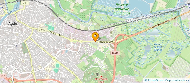 localisation de l'entreprise MITECH à AGDE