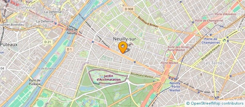 localisation de l'entreprise MITEM CONSULTING à NEUILLY-SUR-SEINE